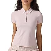 Colorfulkoala Women's Golf Shirts Short Sleeves Tennis Polo with Collar Athletic Shirt Quick Dry
