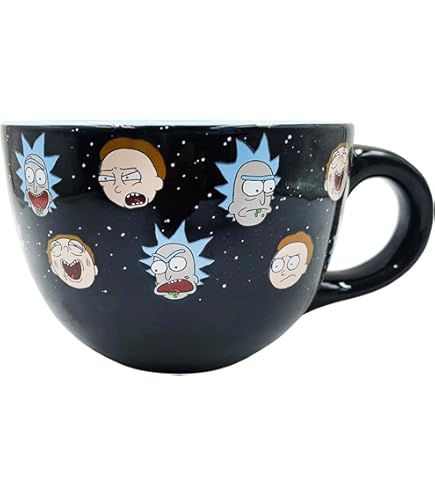 GB Eye Rick Und Morty Kaffeebecher – Wärmeempfindlich, 15x10x9 Cm, Keramik