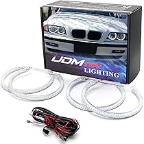 BMW E46純正　左右ヘッドライト BMW E46 クーペ 後期用 LEDイカリングヘッドライト ブラック
