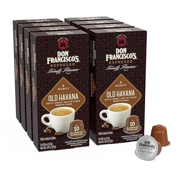 DON FRANCISCO’S OLD HAVANA ESPRESSO PODS: 80 RECYCLABLE...