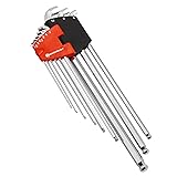 Powerbuilt 9 Piece Metric Stubby Long Arm Ball End
