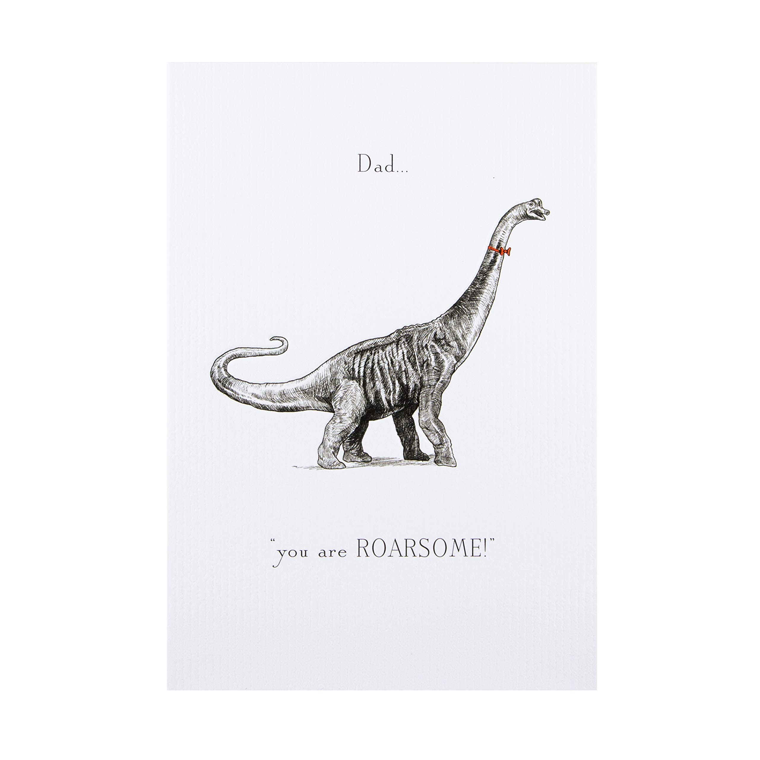 Hallmark Father's Day Card for Dad from 'Studio Ink' - Illustrated Dinosaur Design