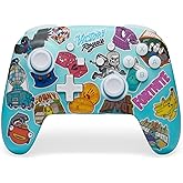 PowerA Enhanced Wireless Controller for Nintendo Switch/Switch 2 / Switch Lite/OLED Model - Fortnite Sticker Mania - Gamepad, game controller, Officially Licensed