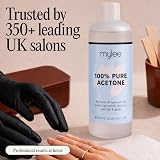 Mylee 100% Pure Acetone Gel Nail Polish Remover 600ml view 6