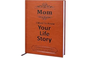 JUNQIU US JUNQIU Mom I Want To Hear Your Story, A Mother’S Guided Journal Book - Gifts For Mom, Christmas, Mothers Day, Birthday Gift For Mom From Daughter Son - New Mom Gifts