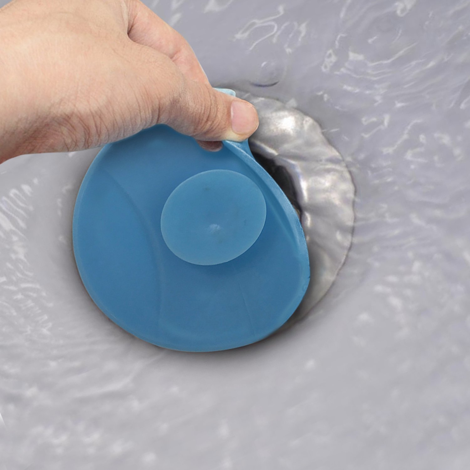 Tuut Silicone Tub Drain Stopper (2 Pack) for Bathtub Sink