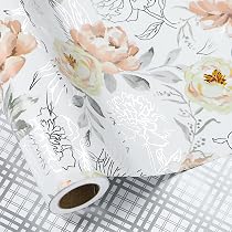Hallmark Grand Sac Cadeau De 33 Cm Avec Papier De Soie (damassé Argenté) Pour Noël, Mariages, Fiançailles, Fêtes Prénuptiales, Vacances Et Plus Encore