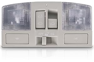RANHAOYUYUL BBM6-69-970B-75 Overhead Console w/Dome Map Light & Sunroof Switch Fit for Mazda 3 2010 2011 2012 2013, Cab Interior Ceiling Roof Reading Lamp Accessories Replace# BBM669970B75, No Down Lights