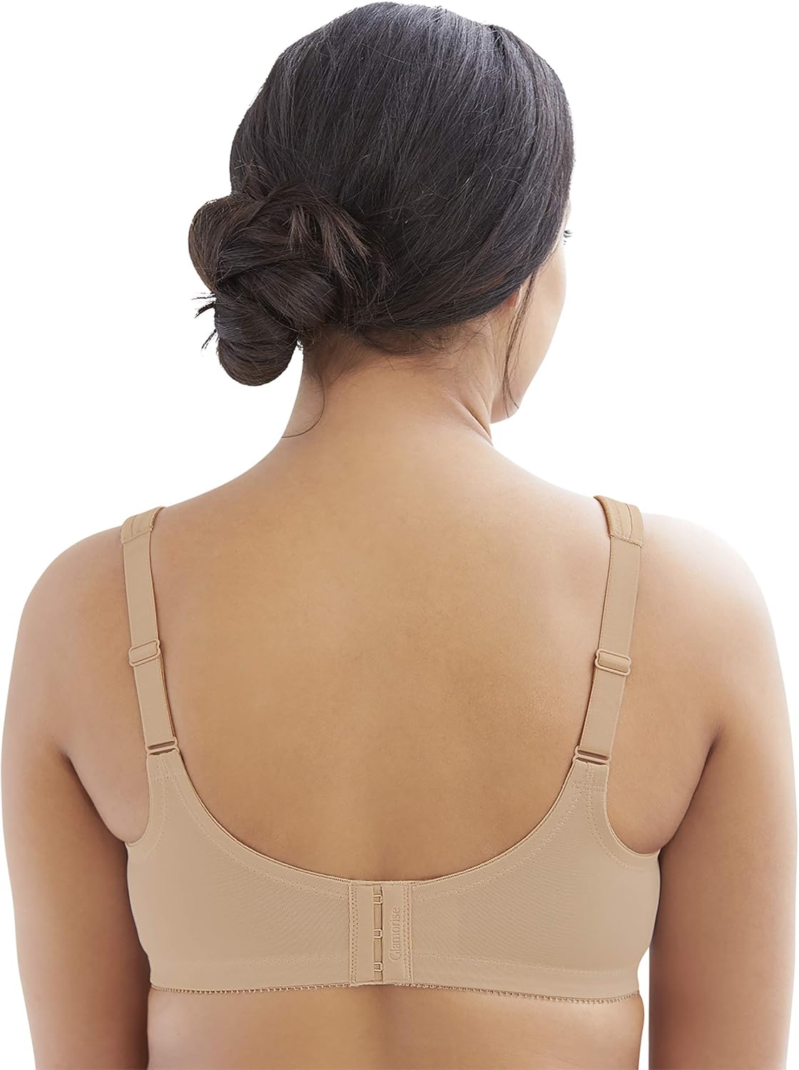 Glamorise Women's Full Figure Wirefree Minimizer Support Bra #1003 at  Women’s Clothing store: Minimizer Bras