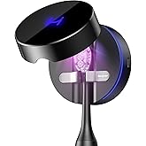 Goaycer Toothbrush Holders for Bathroom,Smart Toothbrush Cleaner with Heat Dryer, Rechargeable Toothbrush Covers