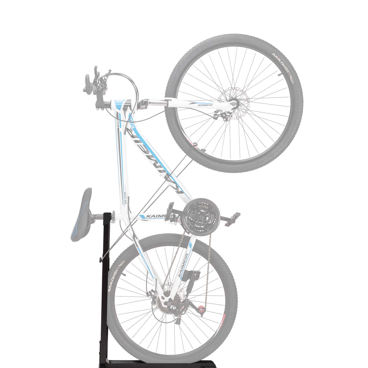 living on the road on a bicycle