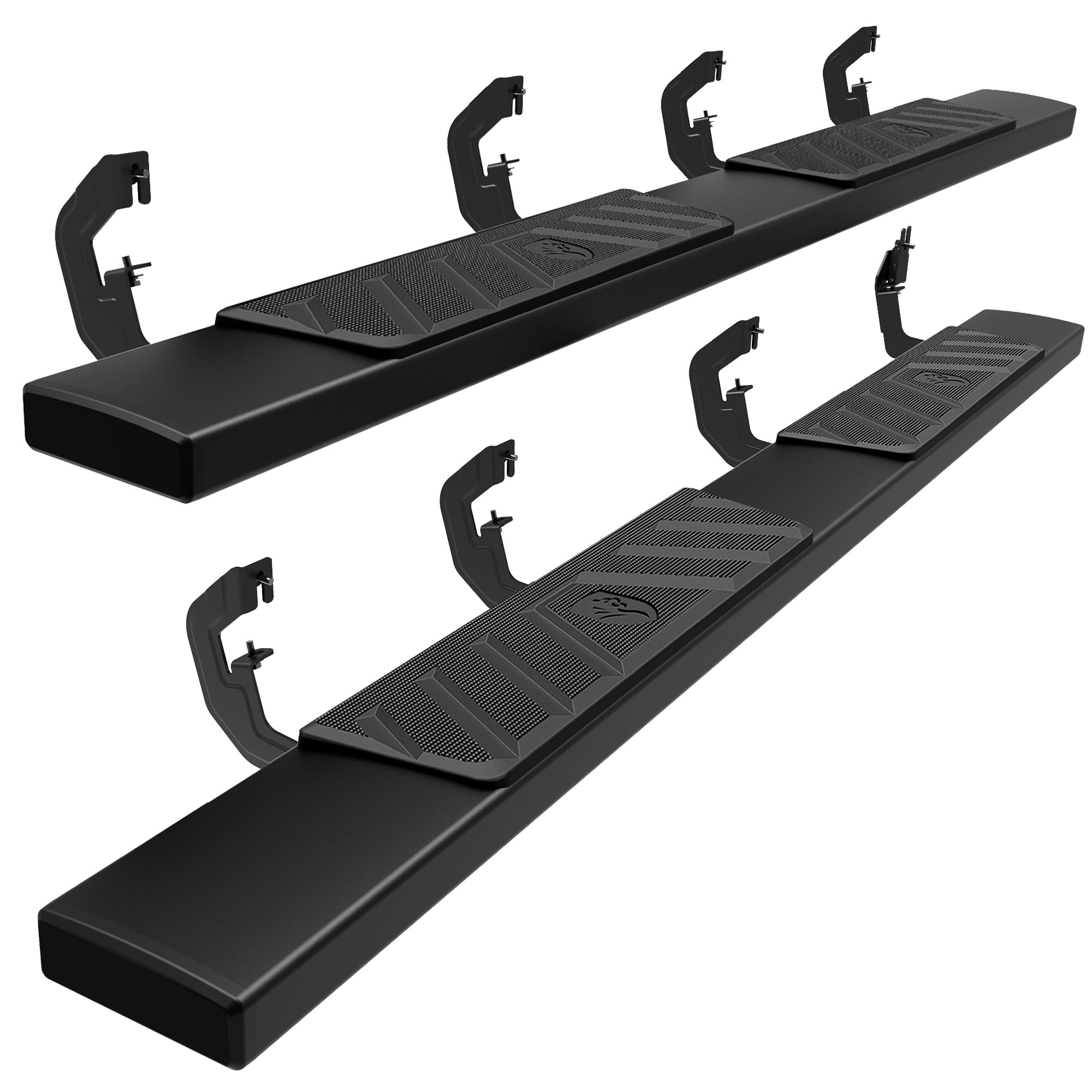 Photo 1 of Tyger Auto 6" Riser Running Boards Compatible with 2007-2018 Chevy Silverado GMC Sierra 1500; 2007-2019 2500 3500HD; 2019 LD/Limited | Crew Cab | TG-RS6C60048 | Side Step Rails Nerf Bars