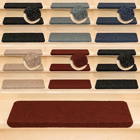 Kettelservice-Metzker Stufenmatten Ramon® MW Rechteckig 15er SparSet Bordeaux