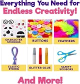 Blue Squid Deluxe Arts & Crafts Box 2800+ Pcs 2 Drawers 18 Compartments view 7