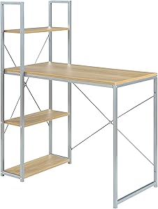 Convenience Concepts Designs2Go Office Work Station, Light Oak