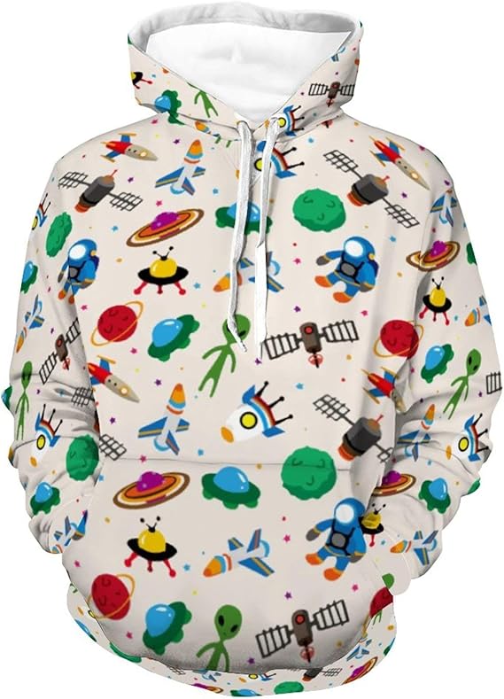 Amazon スウェットパーカー 長袖 パーカー アドベンチャー かわいい キャラクター プルオーバー スポーツ フード付き 通気性 おしゃれ ゆったり 秋服 軽い 柔ら 快適 スウェットシャツ カジュアル ファッション 春 秋 冬 男女兼用 S 3xl トレーナー パーカー 通販