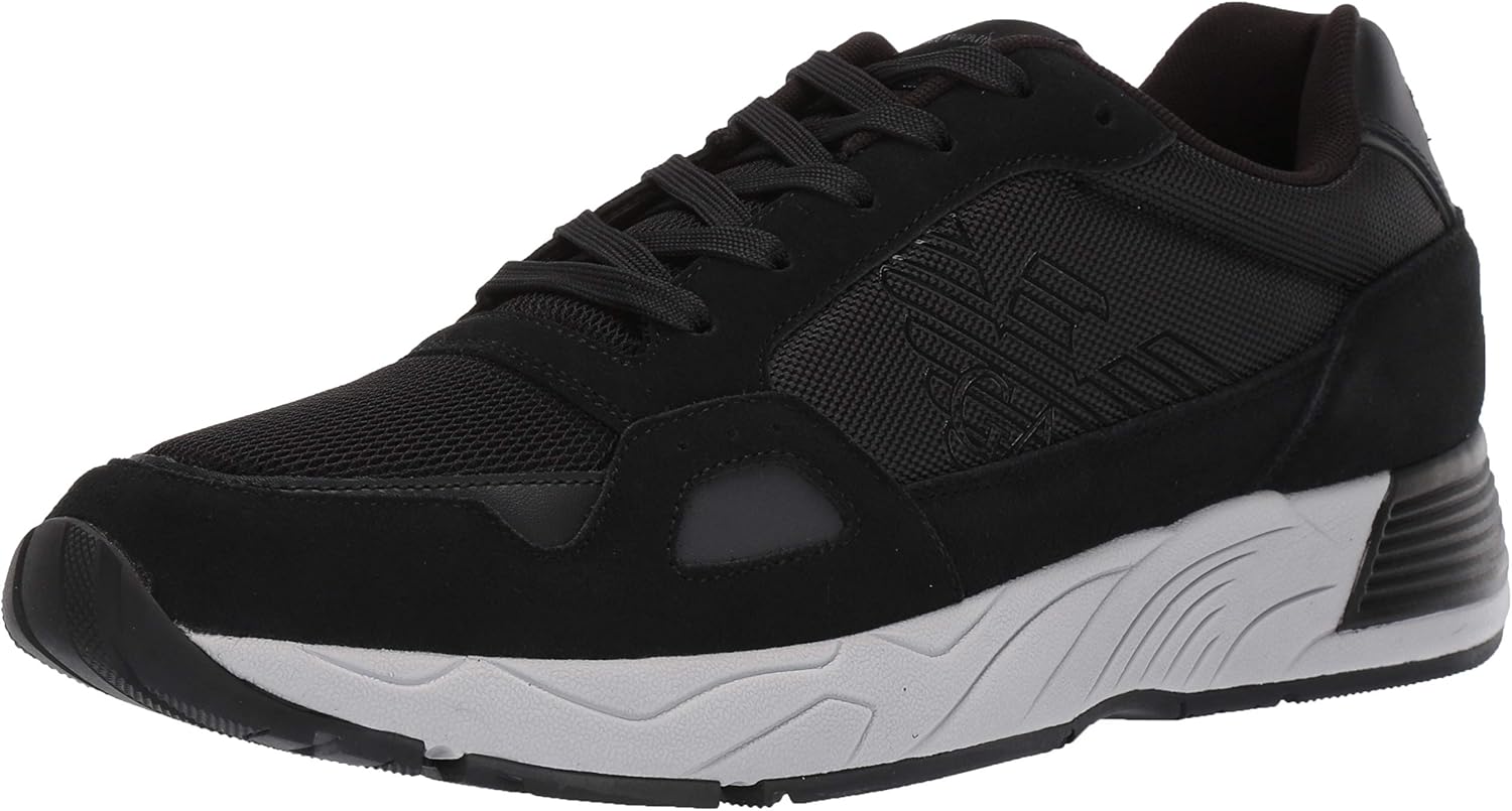 grey armani trainers