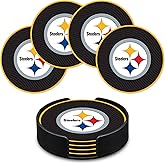 Rico Industries NFL Football Classic Favorites: PVC Coaster Set (4-Pack)