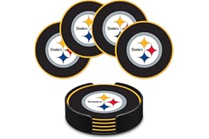 Rico Industries NFL Football Classic Favorites: PVC Coaster Set (4-Pack)
