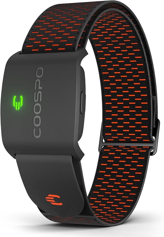 HW9 Herzfrequenzmesser, Bluetooth ANT+ & Sensor LED & Smart HRM pulsuhren IP67 wasserdichte, pulsmesser Armband Kompatibel mit Polar Wahoo Garmin Zwift Elite HRV