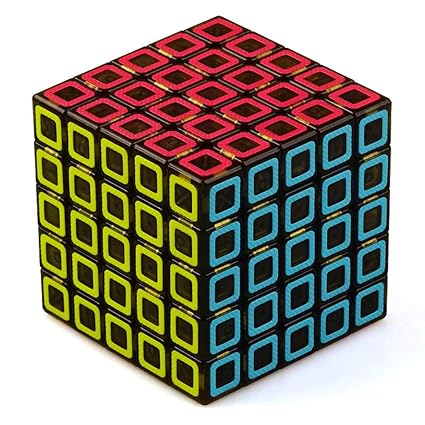 Alician 5x5 Multicolors Magic Cube Educational Toys for Kids Adults