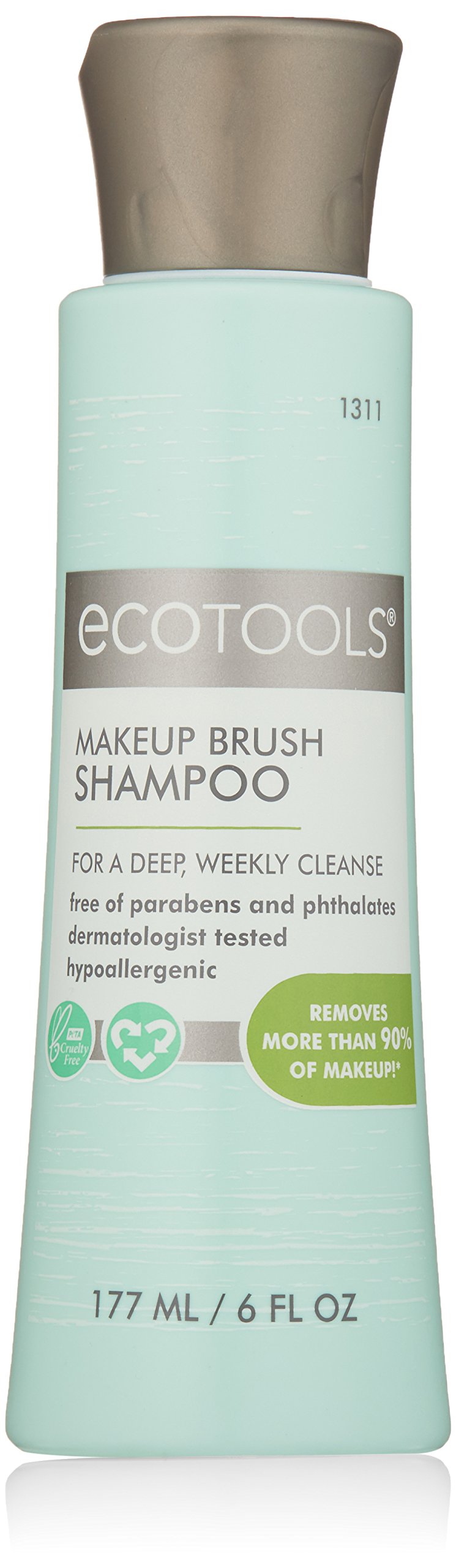 Ecotools Makeup Brush Cleansing Shampoo, 6 Ounce