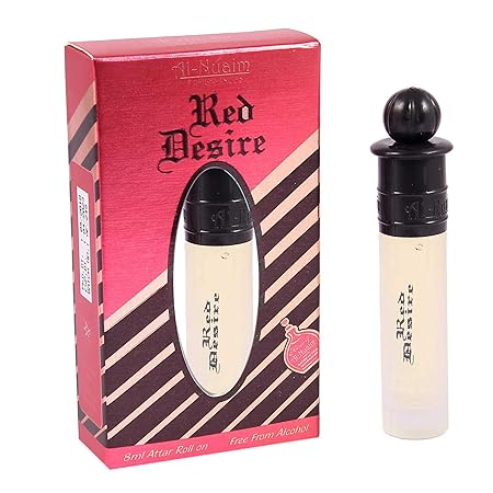 Al Nuaim Red Desire Floral Roll On Attar Alcohol Free 6 Ml Amazon In Beauty