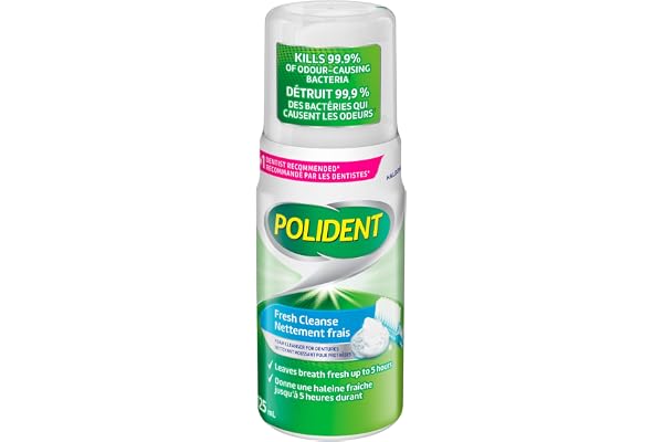 Polident Fresh Cleanse Denture Cleaner Foam, 125ml