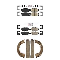 Transit Auto Front Rear Ceramic Disc Brake Pads Kit