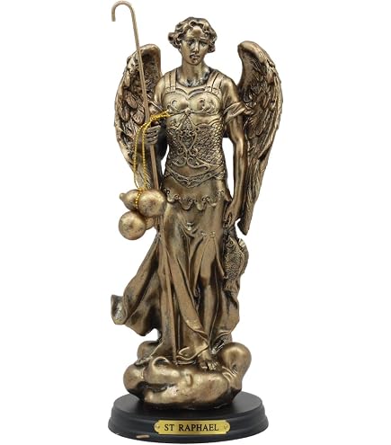 Amazon.com: Pacific Giftware Archangel St. Raphael with Staff and