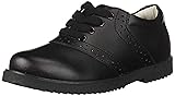 Josmo Girl's Honor ROLL Oxford, Black, 3.5 Medium