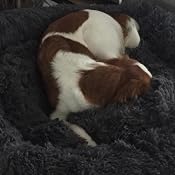 SOAI Orthopädisches Hundebett Rund – Weiches Plüsch-Sofa Für Große Hunde, Wasserfest & Waschbar, Bis 150 Cm