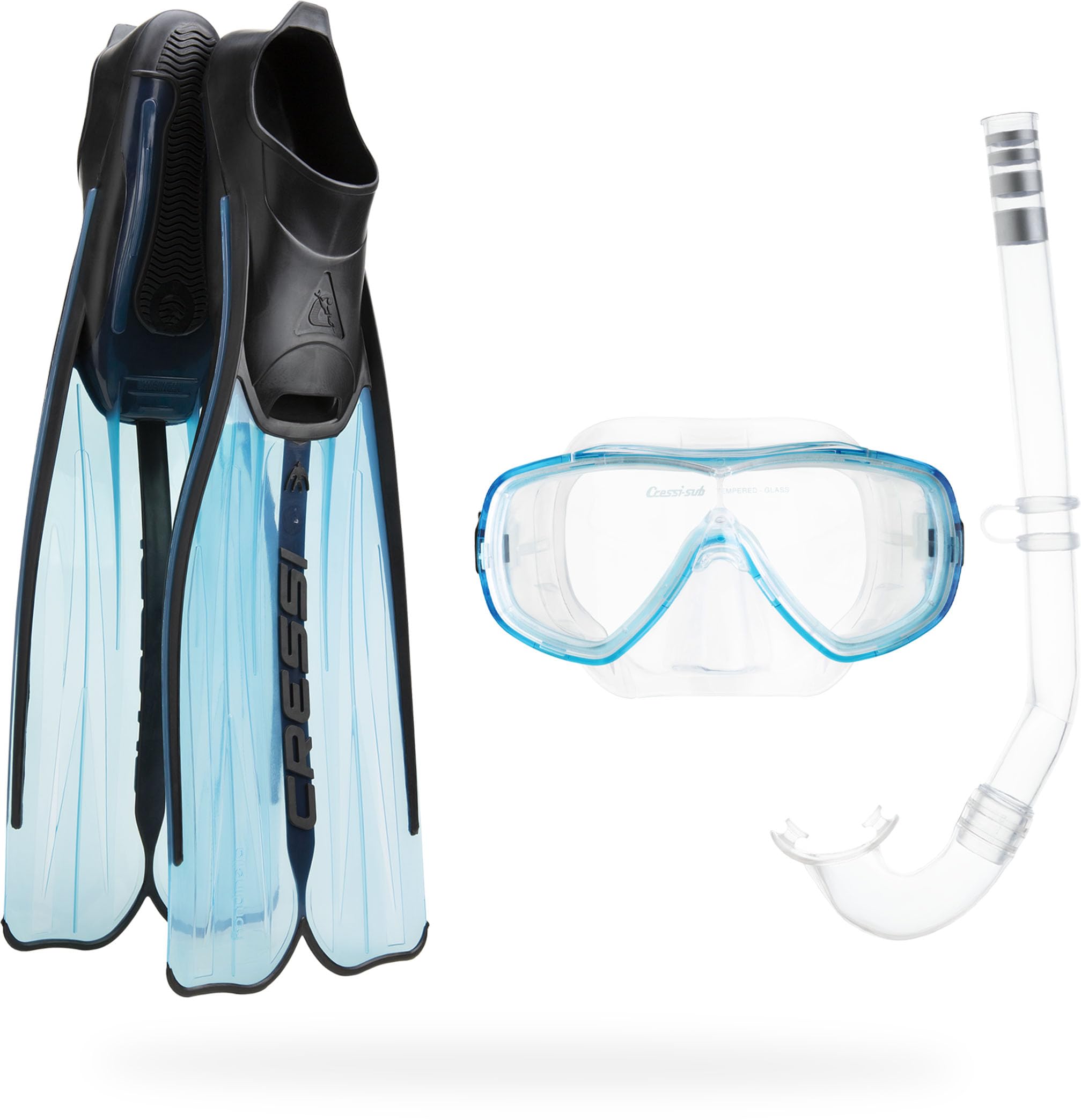 Cressi Men's Rondinella Bag Snorkelling Set - Multicoloured, Size 39/40