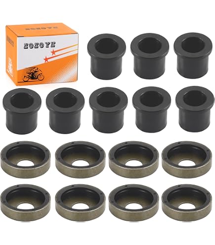 Kit 12 Boccole A-Arm (Superiori E Inferiori) Per Yamaha Blaster 200 YFS200B (88-06) - Caltric - Foto 5