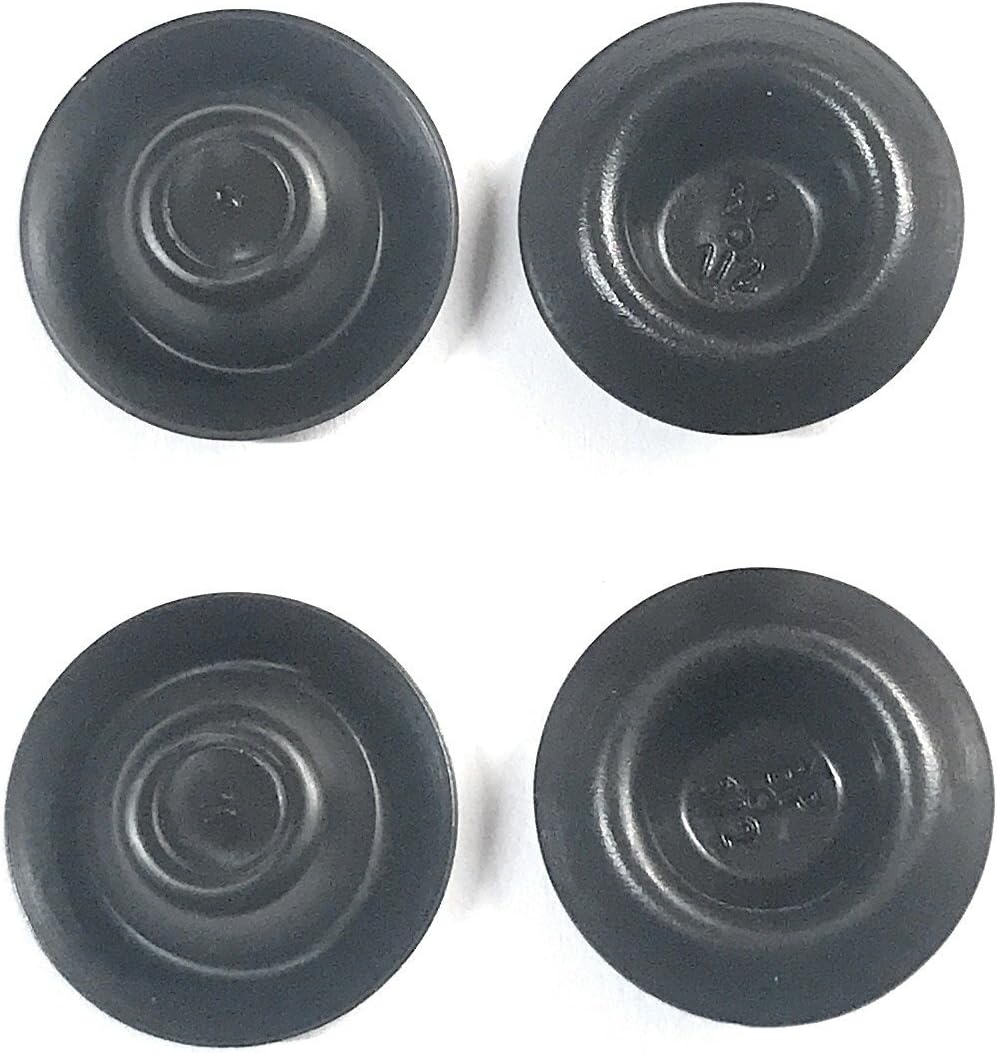 BP-1/2" 0.5 inch Recessed Mount Black Plastic Body and Sheet Metal Hole Plug Qty 25 PDR Paintless Dent Repair
