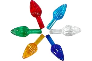 National Artcraft® Medium Twist-Style Ceramic Christmas Tree Lights - Assorted Colors - 144 Pieces