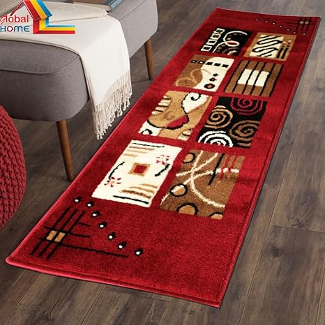 Buy Global Home Multicolor Modern Long Lasting Washable Rugs