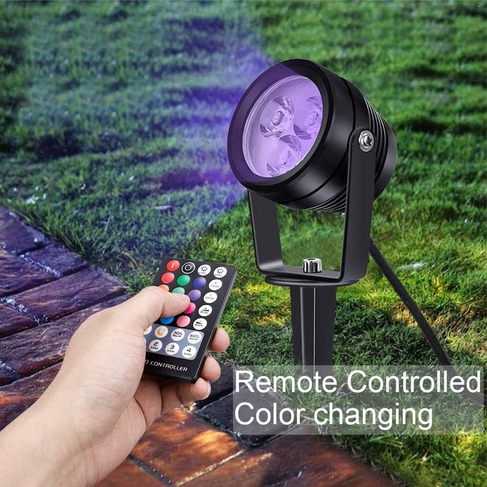 Landscape Led Color Color Changing LED Landscape Spotlights 12W Landscape LED Lighting IP66 ...