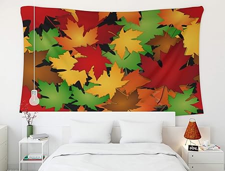 N / A Tapiz Colgante de Pared Colgante, Tigre de Acuarela, Tapiz