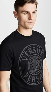 Versus Versace Men S Slim Jersey Uomo T Shirt Black Small