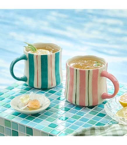 Amazon.com | DELIGHTS GALORE 2 Pack Floral Ceramic Coffee Mugs - Yellow and  Blue Flowers, Hand-Painted, Microwave & Dishwasher Safe, Ideal for  Cappuccino, Tea, Hot Chocolate: Coffee Cups & Mugs