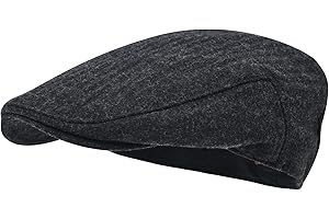 STARANCE Men Hat Wool Blend Newsboy Ivy Tweed Flat Cap