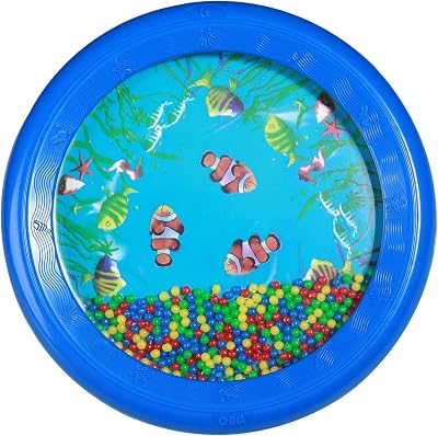 Yukiyi Ocean Drum Baby Tambourine Musical Toy for Kids 12 Months+
