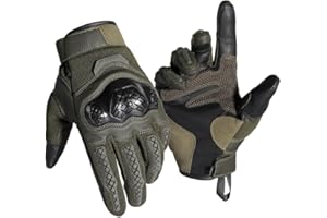 YOSUNPING Motorcycle Tactical Gloves for Men-Upgraded Touch Screen Anti-Slip Palm Pads-Rubber Guard Protective