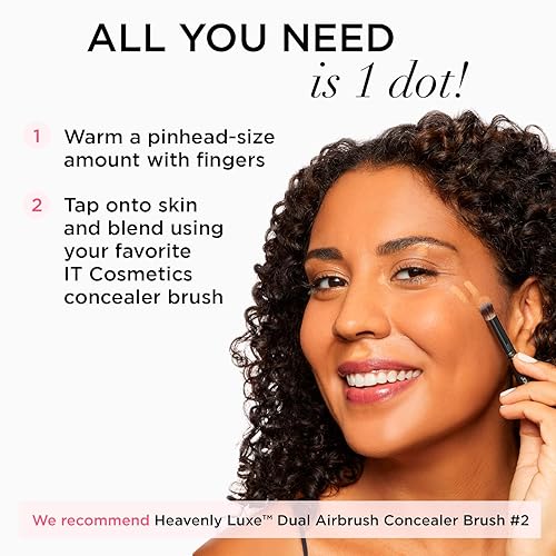 IT Cosmetics Bye Bye Under Eye Concealer Travel (Light Natural)  Waterproof Full Coverage Concealer For Dark