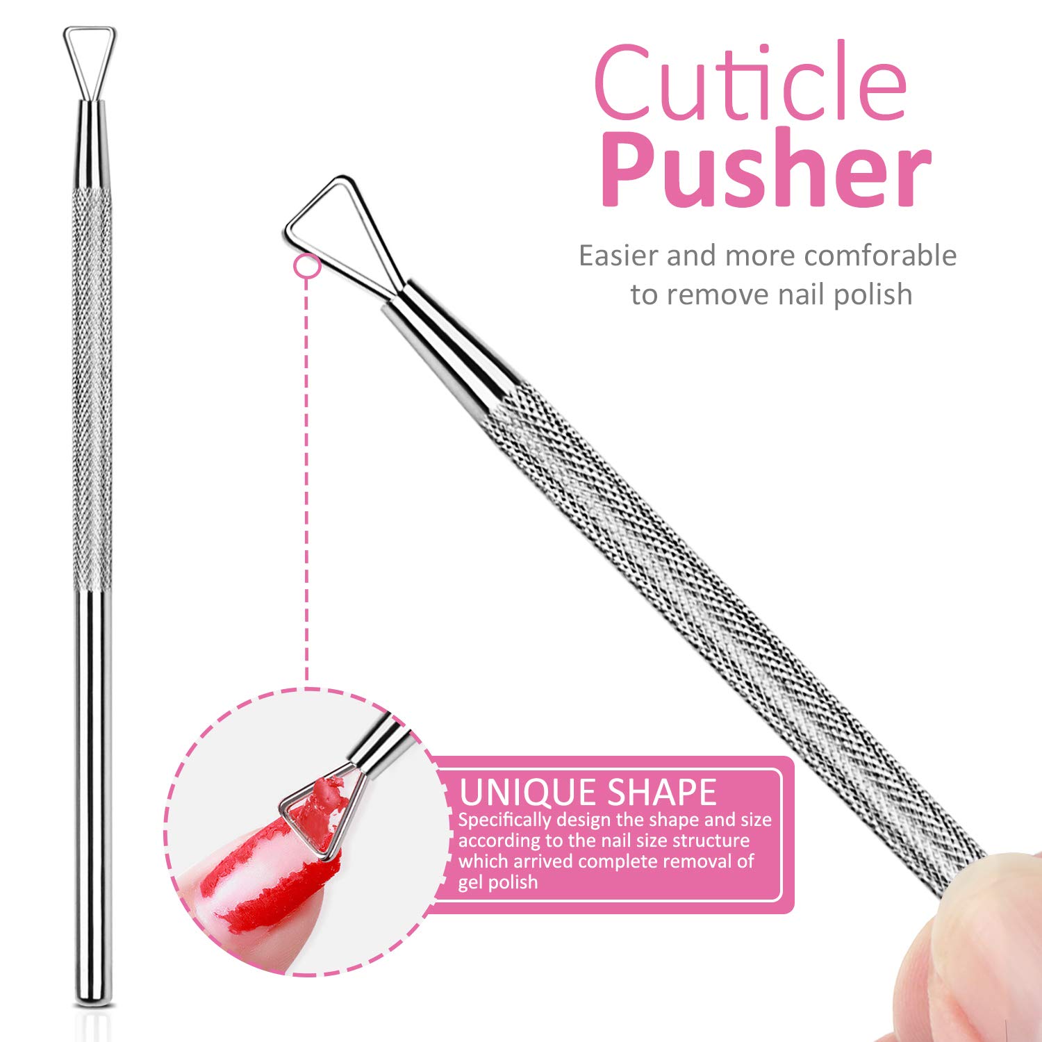 Gel Nail Polish Remover Tool - 600pcs Lint Free Nail Wipes 20pcs Nail Polish Remover Clips Cuticle Pusher Nail Brushes Nail File Nail Buffer BTArtbox Gel Polish Remover Tools Kit : Beauty