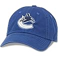 AMERICAN NEEDLE Unisex Blue Line NHL National Hockey League Team Baseball Hat Adjustable Buckle Strap Dad Cap