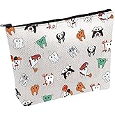 PWHAOO Dental Halloween Cosmetic Bag Halloween Teeth Makeup Bag Spooky Halloween Dentist Gift (Halloween teeth B)