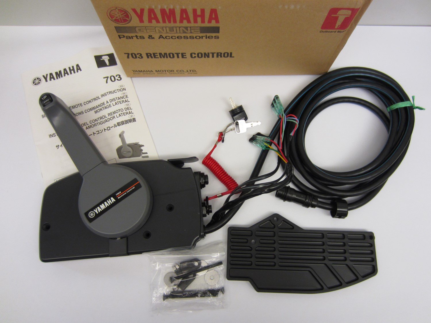 Amazon.com: Yamaha New OEM Side Mount Remote Control Throttle/Shift Box 703-48207-21-00:  Automotive