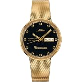 MIDO Commander 1959 - Swiss Automatic Watch for Men - 37mm Case - Stainless Steel Bracelet